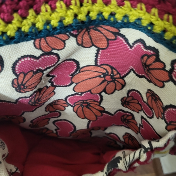 Sakroots Multicolor Floral Crossbody with Pink Accents - Picture 5 of 8